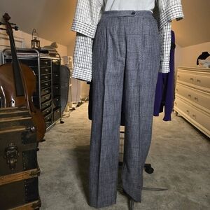 True Vintage 1950s–Early 1960s Barclay Square Tweed Trousers
